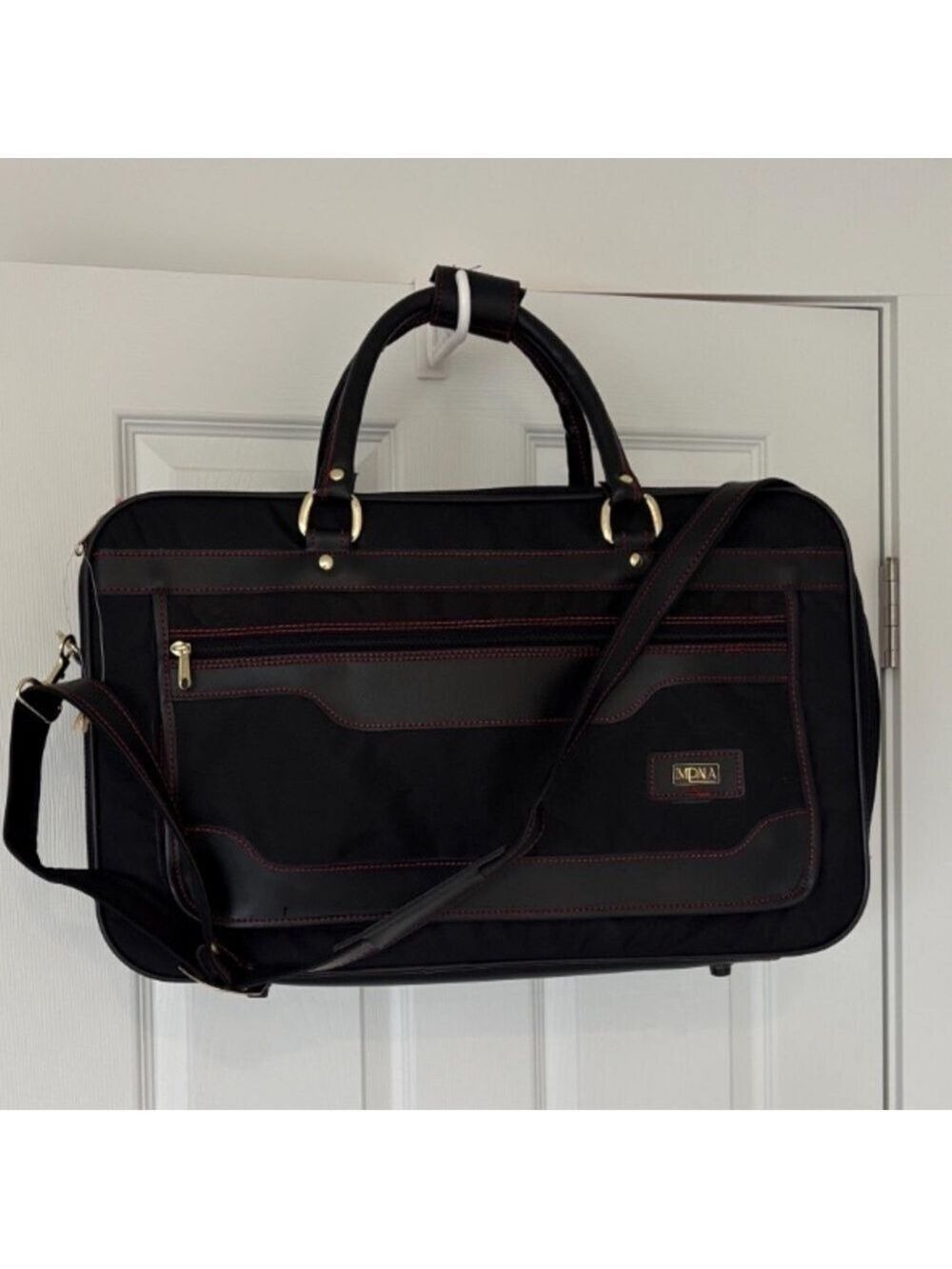 Vintage IMPALA travel bag soft sided carry on luggage NWOT black